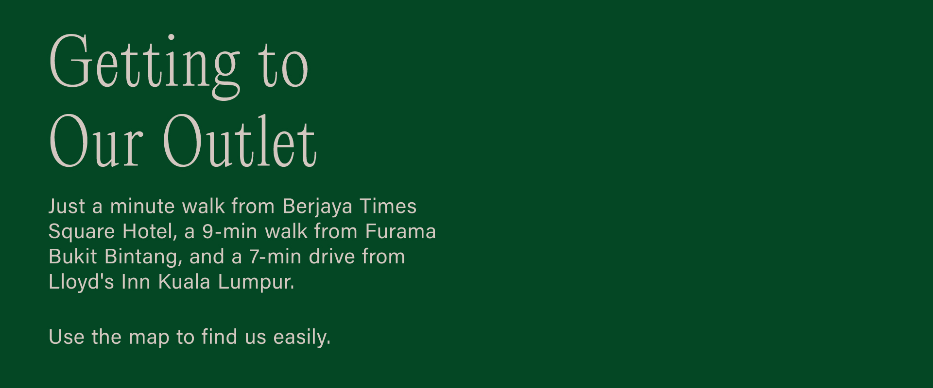 Getting to Qi Odyssey Berjaya Times Square